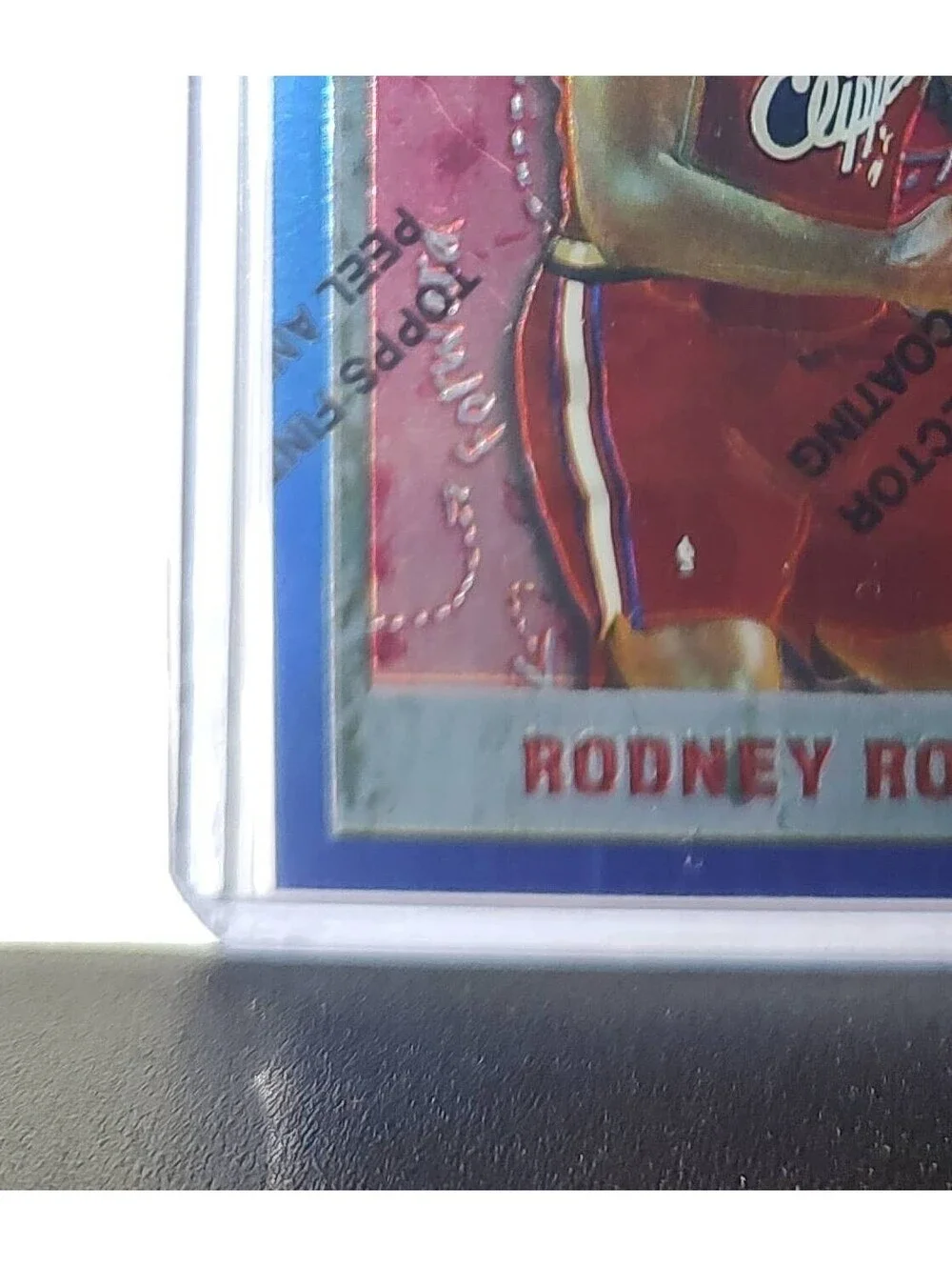 Rodney Rogers 1995-96 Topps Finest NBA #238 Card Clippers